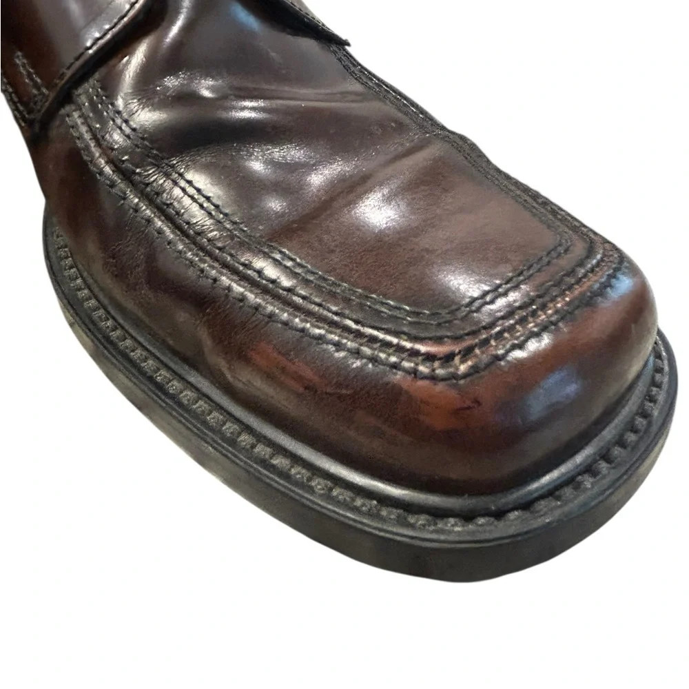 BASS Men’s Vintage Brighton Leather Dress Shoes Brown 11M‎